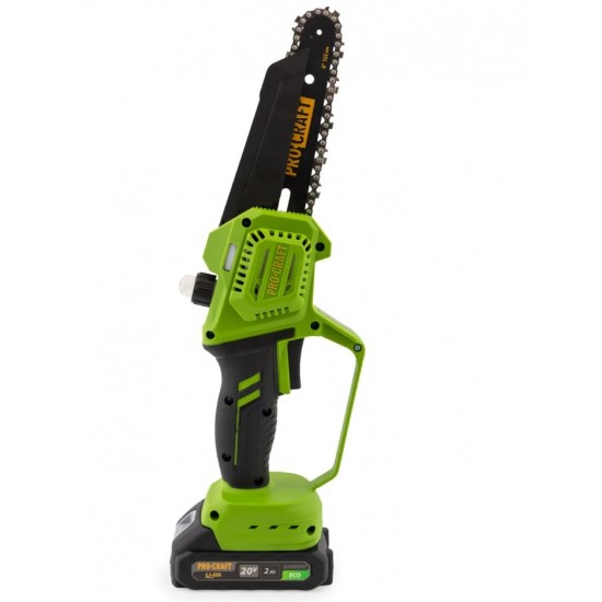 Mini fierăstrău pe acumulator PROCRAFT PKA46 2 x acumulatori 20V / 2Ah, 1 x încărcător