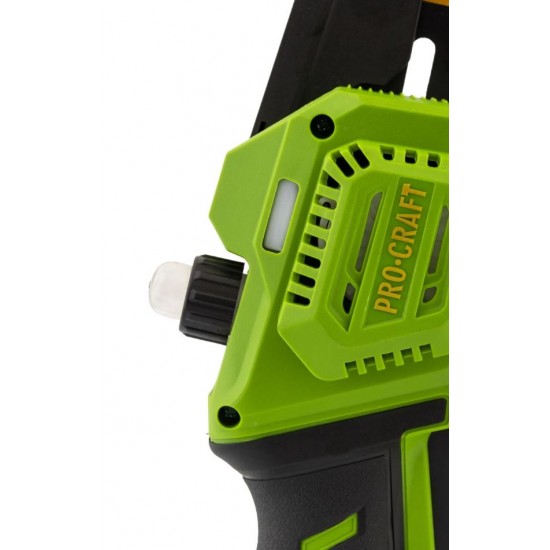 Mini fierăstrău pe acumulator PROCRAFT PKA46 2 x acumulatori 20V / 2Ah, 1 x încărcător