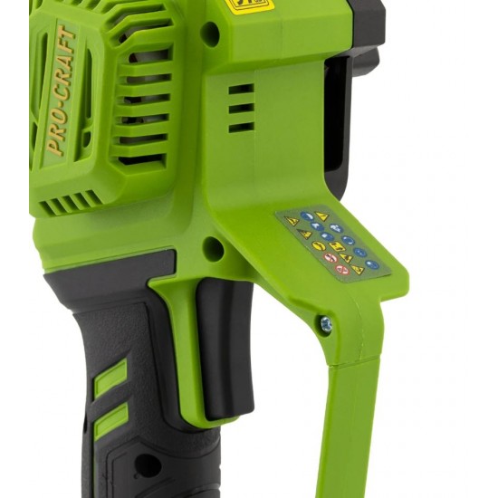 Mini fierăstrău pe acumulator PROCRAFT PKA46 2 x acumulatori 20V / 2Ah, 1 x încărcător