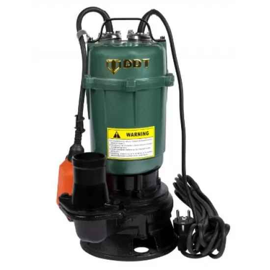 Pompa submersibila apa murdara, cu plutitor, fara tocator, DDT, WQD10, 2200 W, 10 m³/h, 8 m Pompa submersibila apa murdara, cu plutitor, fara tocator, DDT, WQD10, 2200 W, 10 m³/h, 8 m