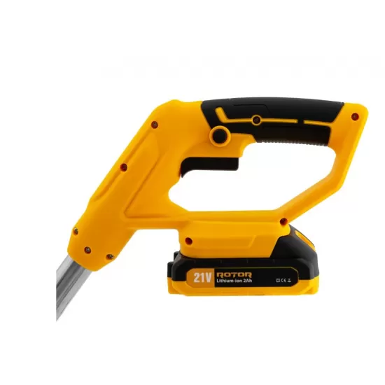 Trimmer pe acumulator RBT-150 ROTOR 1 x Acumulator 21V 2Ah,8000 rot/min Trimmer pe acumulator RBT-150 ROTOR 1 x Acumulator 21V 2Ah,8000 rot/min