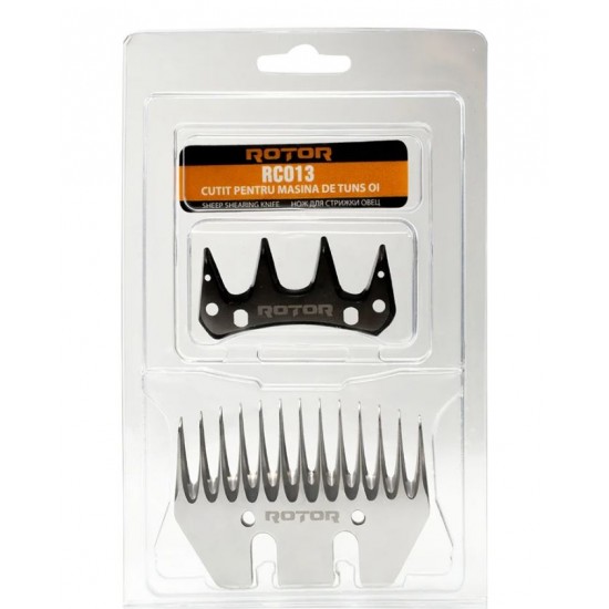 Cutit pentru masina de tuns oi ROTOR,  RC013 Numar dinti : 13