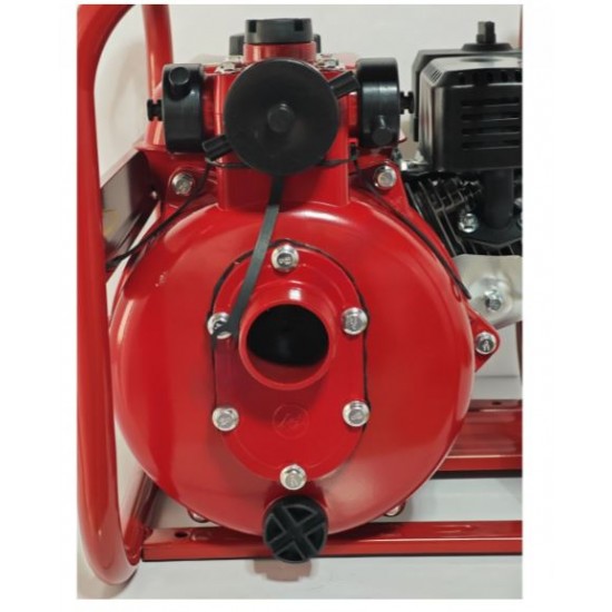 Motopompa pe Benzina German Meister, 7.5 CP, 3 Iesiri, 2" & 1-1/4", Adancime Aspiratie 8 metri