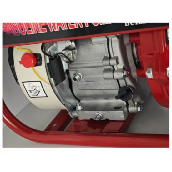 Motopompa pe Benzina German Meister, 7.5 CP, 3 Iesiri, 2" & 1-1/4", Adancime Aspiratie 8 metri