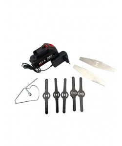 Trimmer electric multifunctional fara fir 48V, cu set de accesorii pentru taiere si intretinere gazon si arbusti