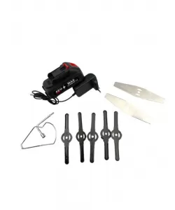 Trimmer electric multifunctional fara fir 48V, cu set de accesorii pentru taiere si intretinere gazon si arbusti Trimmer electric multifunctional fara fir 48V, cu set de accesorii pentru taiere si intretinere gazon si arbusti