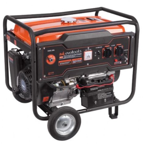 Generator pe benzina EPTO GG 5500A, cheie si mufa pentru automatizare, 5000 W