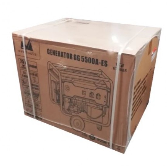 Generator pe benzina EPTO GG 5500A, cheie si mufa pentru automatizare, 5000 W