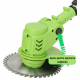 Motocoasa electrica cu 2 acumulatori 48V 18000 rpm brat ajustabil, 7 lame, 1 disc vidia