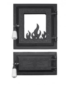 Usa Soba cu Geam + Cenusar