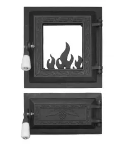 Usa Soba cu Geam + Cenusar Usa Soba cu Geam + Cenusar