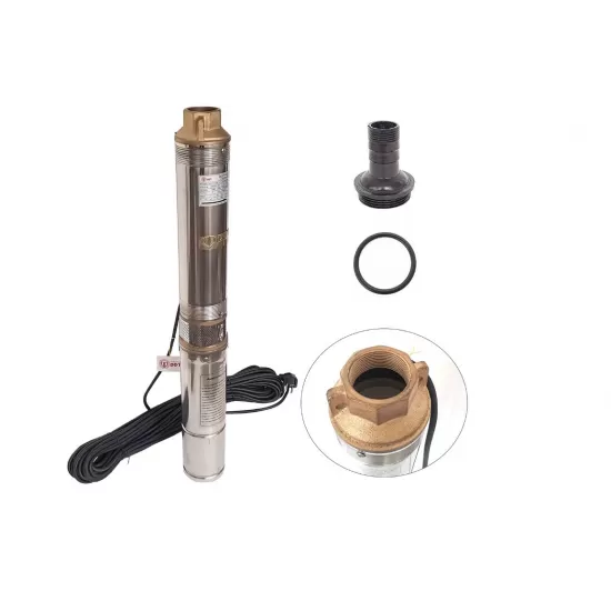 Pompa submersibila de adancime, DDT, 4QJD2-8, 1500 W, 8 turbine, 25 metri cablu Pompa submersibila de adancime, DDT, 4QJD2-8, 1500 W, 8 turbine, 25 metri cablu