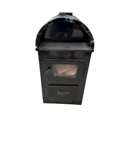 Semineu emailat cu arcada, culoare negru, putere 7 Kw, Evotools -RESIGILAT Semineu emailat cu arcada, culoare negru, putere 7 Kw, Evotools -RESIGILAT