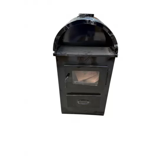 Semineu emailat cu arcada, culoare negru, putere 7 Kw, Evotools -RESIGILAT Semineu emailat cu arcada, culoare negru, putere 7 Kw, Evotools -RESIGILAT
