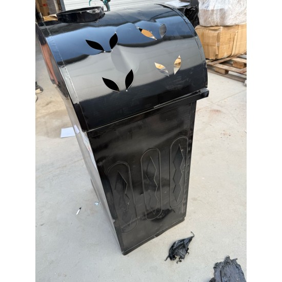 Semineu emailat cu arcada, culoare negru, putere 7 Kw, Evotools -RESIGILAT
