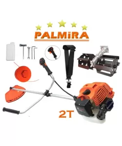 *BUZZ* Set Motocoasa PALMiRA, 6CP, 52cc, Accesorii + Prasitoare