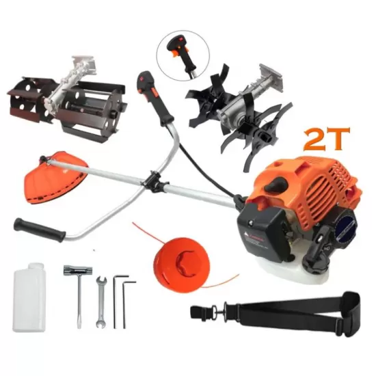 Motocoasa PALMiRA, 6CP, motor 2 timpi benzina, 52cc, 11.000RPM, + sistem taiere, BUNDLE Cultivator+Prasitoare Motocoasa PALMiRA, 6CP, motor 2 timpi benzina, 52cc, 11.000RPM, + sistem taiere, BUNDLE Cultivator+Prasitoare