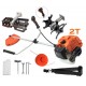 Motocoasa PALMiRA, 6CP, motor 2 timpi benzina, 52cc, 11.000RPM, + sistem taiere, BUNDLE Cultivator+Prasitoare