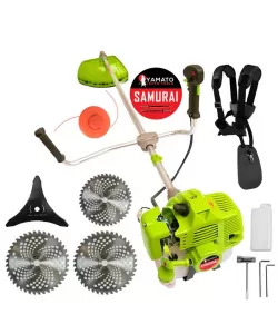 Motocoasa YAMATO SAMURAi 6.57CP, 9000Rpm, 3 x Discuri Vidia si accesorii incluse Motocoasa YAMATO SAMURAi 6.57CP, 9000Rpm, 3 x Discuri Vidia si accesorii incluse