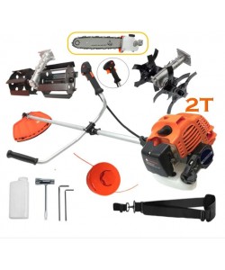 SET Motocoasa PALMiRA 6CP, motor 2 timpi benzina, 11.000RPM, +Cultivator+Prasitoare+Cap Tip Drujba