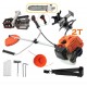SET Motocoasa PALMiRA 6CP, motor 2 timpi benzina, 11.000RPM, +Cultivator+Prasitoare+Cap Tip Drujba