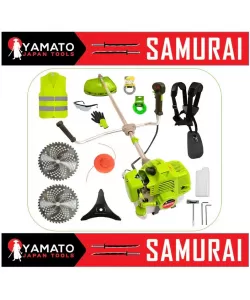 SET Motocoasa YAMATO SAMURAi 6.57CP, 9000Rpm, 2 x Discuri Vidia, EXTRA Accesorii SET Motocoasa YAMATO SAMURAi 6.57CP, 9000Rpm, 2 x Discuri Vidia, EXTRA Accesorii