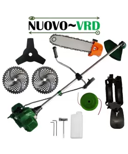 Motocoasa NUOVO-VRD VERDE 6CP, 2xDisc Vidia, Disc Stea, accesorii incluse +CAP DRUJBA Motocoasa NUOVO-VRD VERDE 6CP, 2xDisc Vidia, Disc Stea, accesorii incluse +CAP DRUJBA