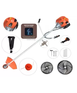 Motocoasa WolfSTAR© motor 2 timpi ALP, 6CP, 52cc, 11.000RPM, Bundle Disc Vidia230+255 Motocoasa WolfSTAR© motor 2 timpi ALP, 6CP, 52cc, 11.000RPM, Bundle Disc Vidia230+255