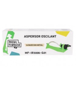 Aspersor oscilant Micul Fermier, 15 duze metal,  G01