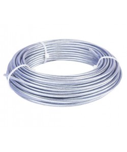 Cablu otel zincat Micul Fermier, plastifiat, diametru 2-3.5mm, lungime 25m