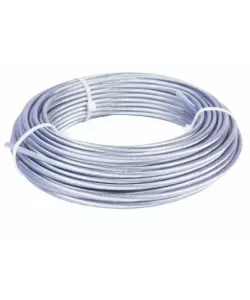 Cablu otel zincat Micul Fermier, plastifiat, diametru 3-4.5mm, lungime 25m Cablu otel zincat Micul Fermier, plastifiat, diametru 3-4.5mm, lungime 25m