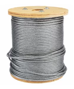 Tambur cablu otel zincat Micul Fermier, diametru 3mm, lungime 100m Tambur cablu otel zincat Micul Fermier, diametru 3mm, lungime 100m