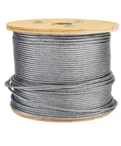 Tambur cablu otel zincat Micul Fermier, diametru 5mm, lungime 100m Tambur cablu otel zincat Micul Fermier, diametru 5mm, lungime 100m