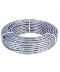Cablu otel zincat Micul Fermier, plastifiat, diametru 4-5.5mm, lungime 25m Cablu otel zincat Micul Fermier, plastifiat, diametru 4-5.5mm, lungime 25m