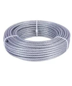 Cablu otel zincat Micul Fermier, plastifiat, diametru 5-6.5mm, lungime 25m Cablu otel zincat Micul Fermier, plastifiat, diametru 5-6.5mm, lungime 25m