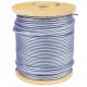 Tambur cablu otel zincat Micul Fermier, plastifiat, diametru 2-3.5mm, lungime 100m