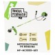 Motocositoare Micul Fermier 2.5CP, 52CC, motor benzina 2T, pornire rapida, 3 accesorii, tija 28mm