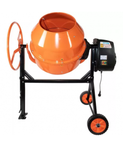 Betoniera Ural, 1250 W, 195L, coroana din fonta, pe rulment