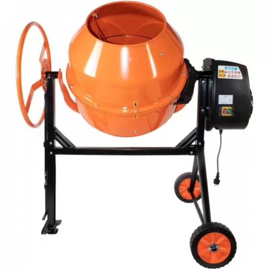 Betoniera Ural, 1250 W, 195L, coroana din fonta, pe rulment