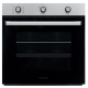 Cuptor incorporabil Hausberg HB-8053IN, Electric, Putere 2225 W, 71 l, 6 Functii, Ventilatie, Timer, Clasa A, Negru/Inox