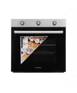 Cuptor incorporabil Hausberg HB-8053IN, Electric, Putere 2225 W, 71 l, 6 Functii, Ventilatie, Timer, Clasa A, Negru/Inox