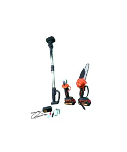 Set Foarfeca Gradina si Mini Drujba DaoLong, 2 acumulatori 36V cu brat 2m telescopic, unghi taiere reglabil Set Foarfeca Gradina si Mini Drujba DaoLong, 2 acumulatori 36V cu brat 2m telescopic, unghi taiere reglabil