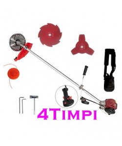 BUZZ Motocoasa 4 Timpi VÖKNER T5600-P, RED, 62cc, 7.5cp, 4 Sisteme Taiere