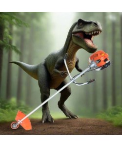 COASaZiLLA SET Motocoasa WolfSTAR© motor 2 timpi ALP, 6CP, 52cc, 11.000RPM + sistem taiere, EXTRA Accesorii