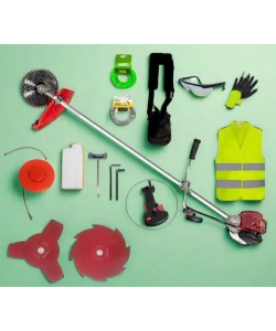 COAS'ZiLLA Set Motocoasa 4 Timpi VÖKNER T5600-P, 7.5CP, 9000 Rpm, 4 Sisteme Taiere + Extra accesorii