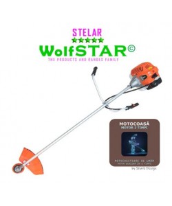 COASaZiLLA SET Motocoasa WolfSTAR© motor 2 timpi ALP, 6CP, 52cc, 11.000RPM, EXTRA Accesorii+Disc Vidia