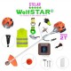 COASaZiLLA SET Motocoasa WolfSTAR© motor 2 timpi ALP, 6CP, 52cc, 11.000RPM, EXTRA Accesorii+Disc Vidia