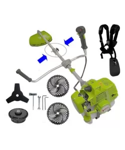 Motocoasa R-CRAFT Verde FOLDABLE RACING EDITION 6.8CP, 52cc + 4 Sisteme Taiere Motocoasa R-CRAFT Verde FOLDABLE RACING EDITION 6.8CP, 52cc + 4 Sisteme Taiere