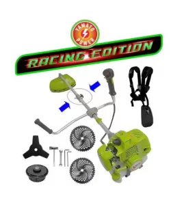 Motocoasa R-CRAFT Verde FOLDABLE RACING EDITION 6.8CP, 52cc + 4 Sisteme Taiere Motocoasa R-CRAFT Verde FOLDABLE RACING EDITION 6.8CP, 52cc + 4 Sisteme Taiere