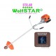 Motocoasa WolfSTAR© motor benzina 2 timpi ALP, 6CP, 52cc, 11.000RPM + sistem taiere